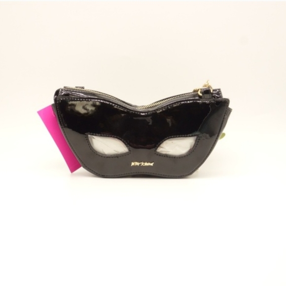 Betsey Johnson Masquerade Mask Guess Who Crossbody Purse NWT - Picture 4 of 11
